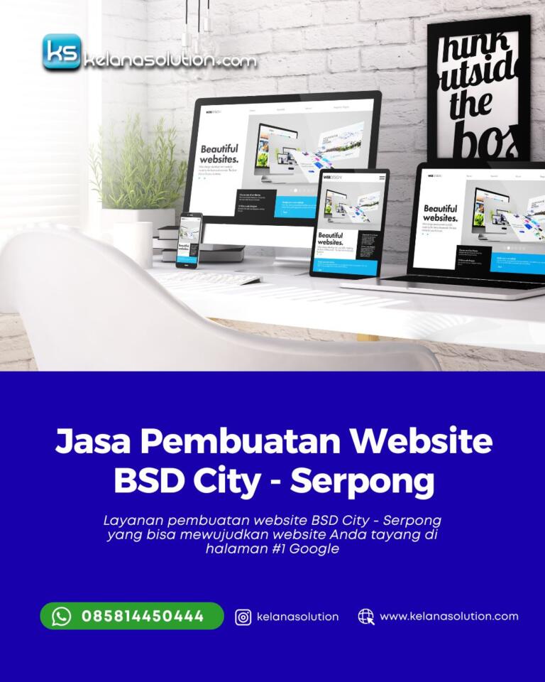 Jasa Pembuatan Website BSD City Serpong: Garansi Halaman #1