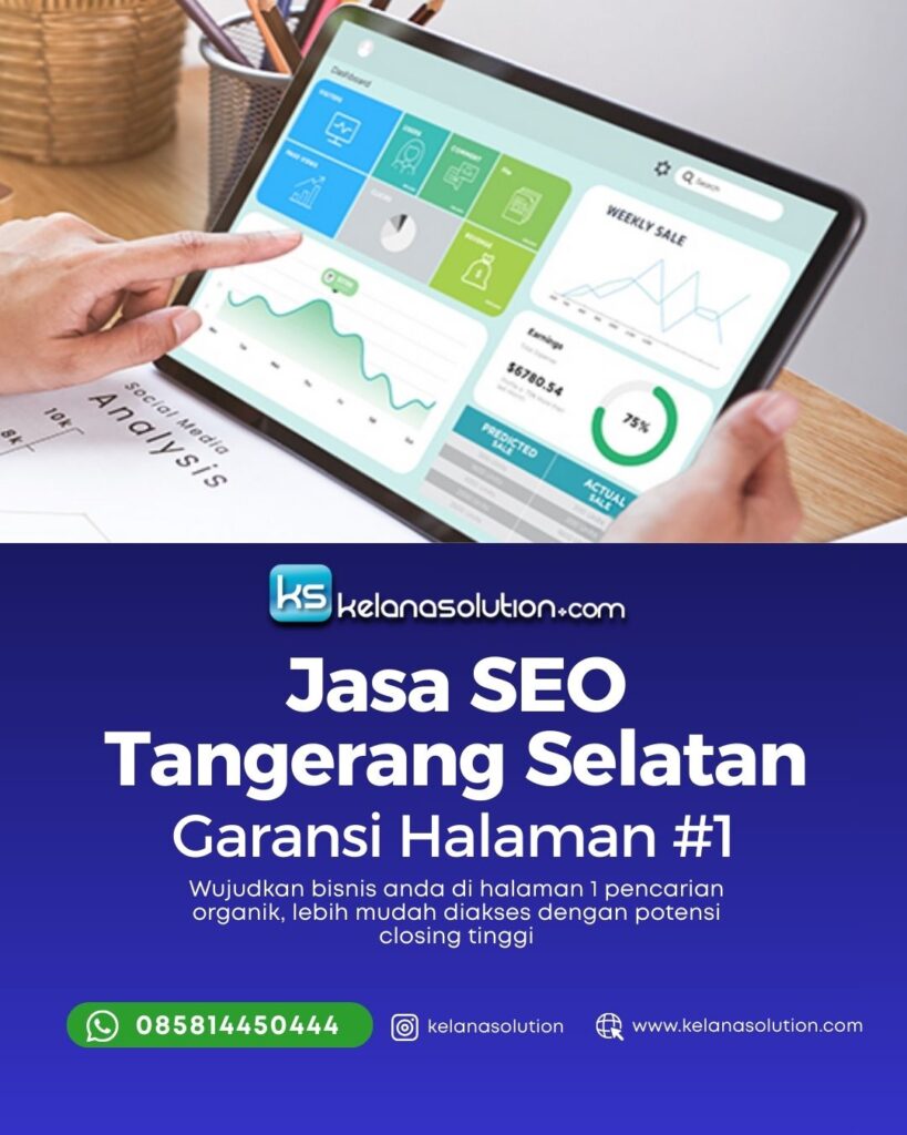 Jasa SEO Tangerang Selatan, Garansi Halaman #1 Google