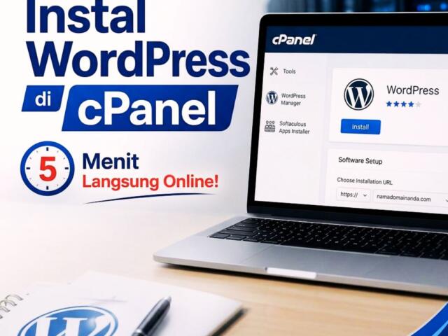 Cara Instal WordPress di cPanel 2026: 5 Menit Langsung Online!