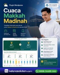Cover Plugin Wordpress Cuaca Makkah Madinah