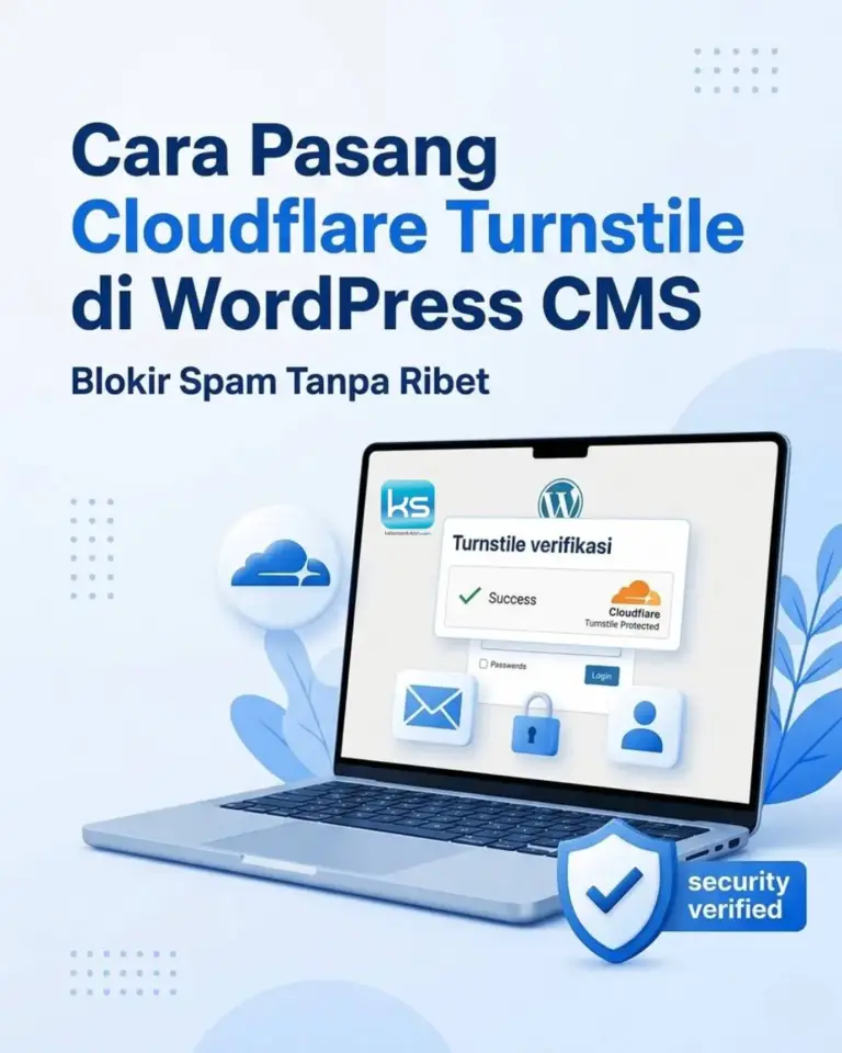 Cara Pasang Plugin Cloudflare Turnstile di WordPress CMS: Blokir Spam Tanpa Ribet