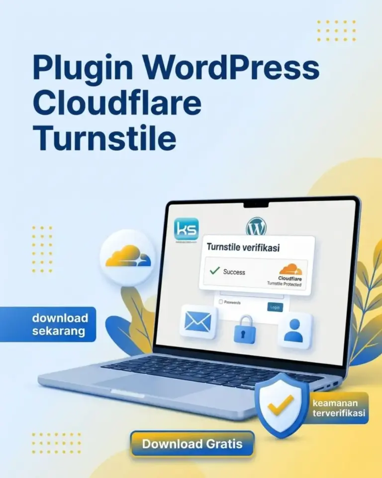Plugin WordPress Cloudflare Turnstile: Download Gratis Selamanya