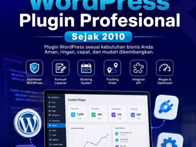 Jasa Custom WordPress Plugin Profesional Sejak 2010