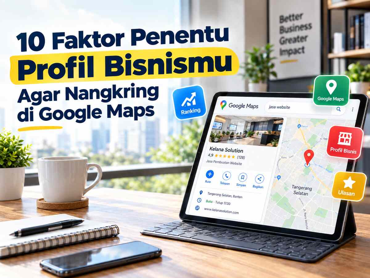 10 faktor penentu bisnis tampil di google maps
