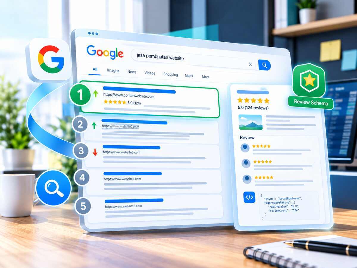 Google SERP Ilustrasi