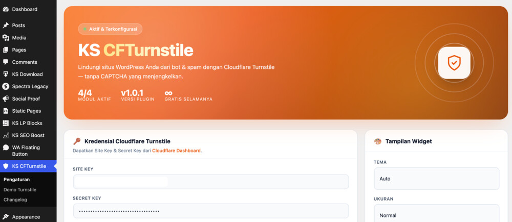 KS CFTurnstile Dashboard