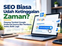 SEO Biasa Udah Ketinggalan Zaman? Pasang Tombol Google Preferred Source Biar Pembaca Selalu Balik Lagi!