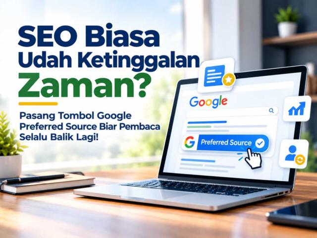 SEO Biasa Udah Ketinggalan Zaman? Pasang Tombol Google Preferred Source Biar Pembaca Selalu Balik Lagi!