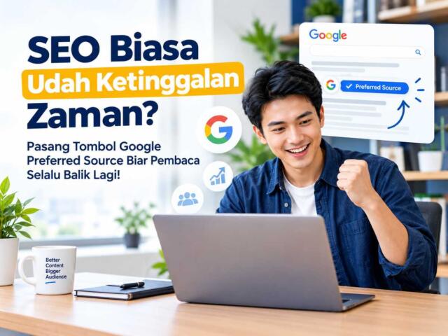 SEO Biasa Udah Ketinggalan Zaman? Pasang Tombol Google Preferred Source Biar Pembaca Selalu Balik Lagi!