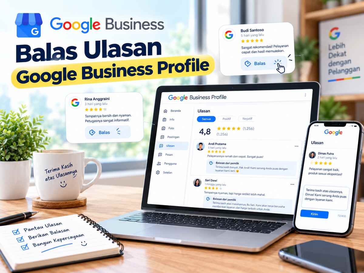 balas ulasan google profil bisnis