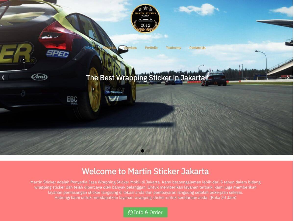Website Martin Sticker by Kelana Solution